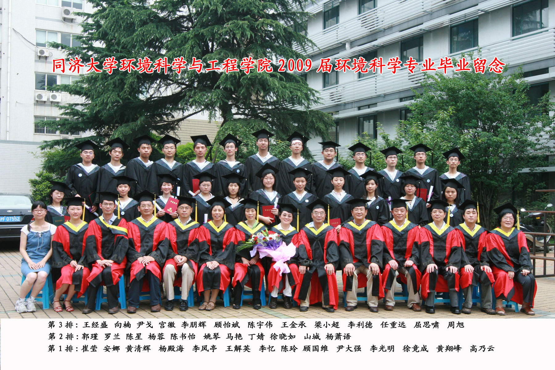 2009届环境科学本科毕业照