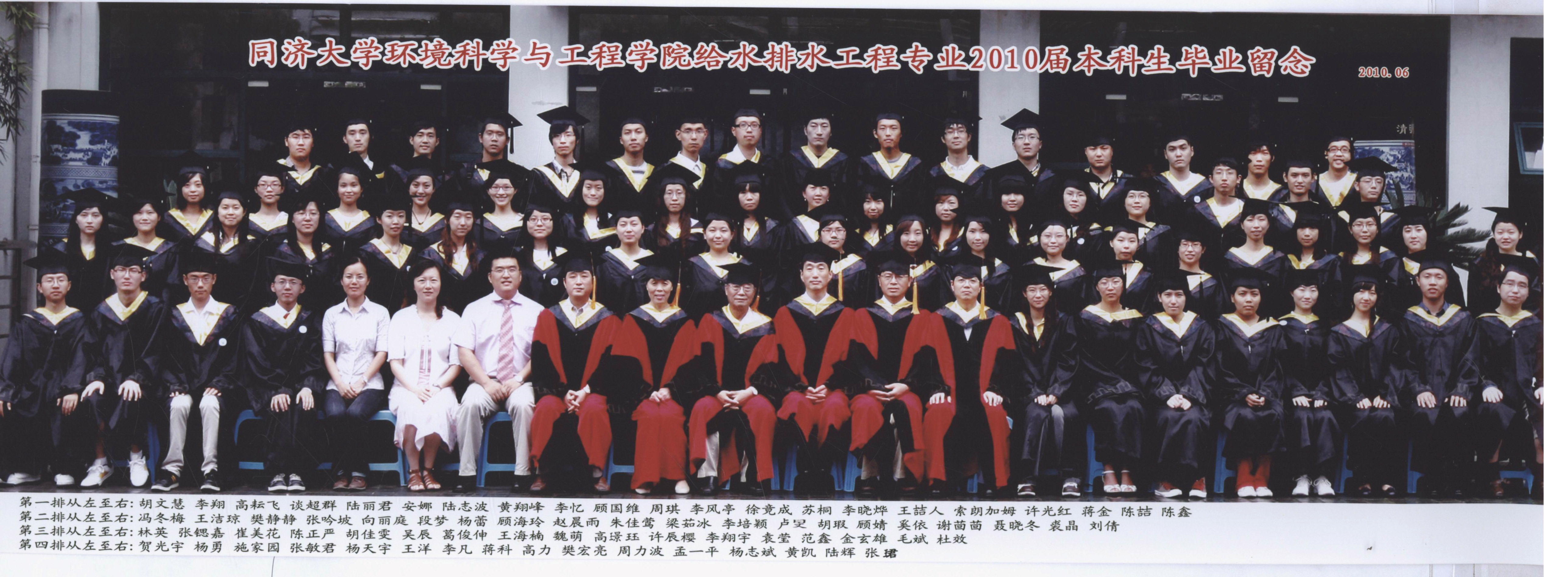 2010届给排水专业毕业生合影