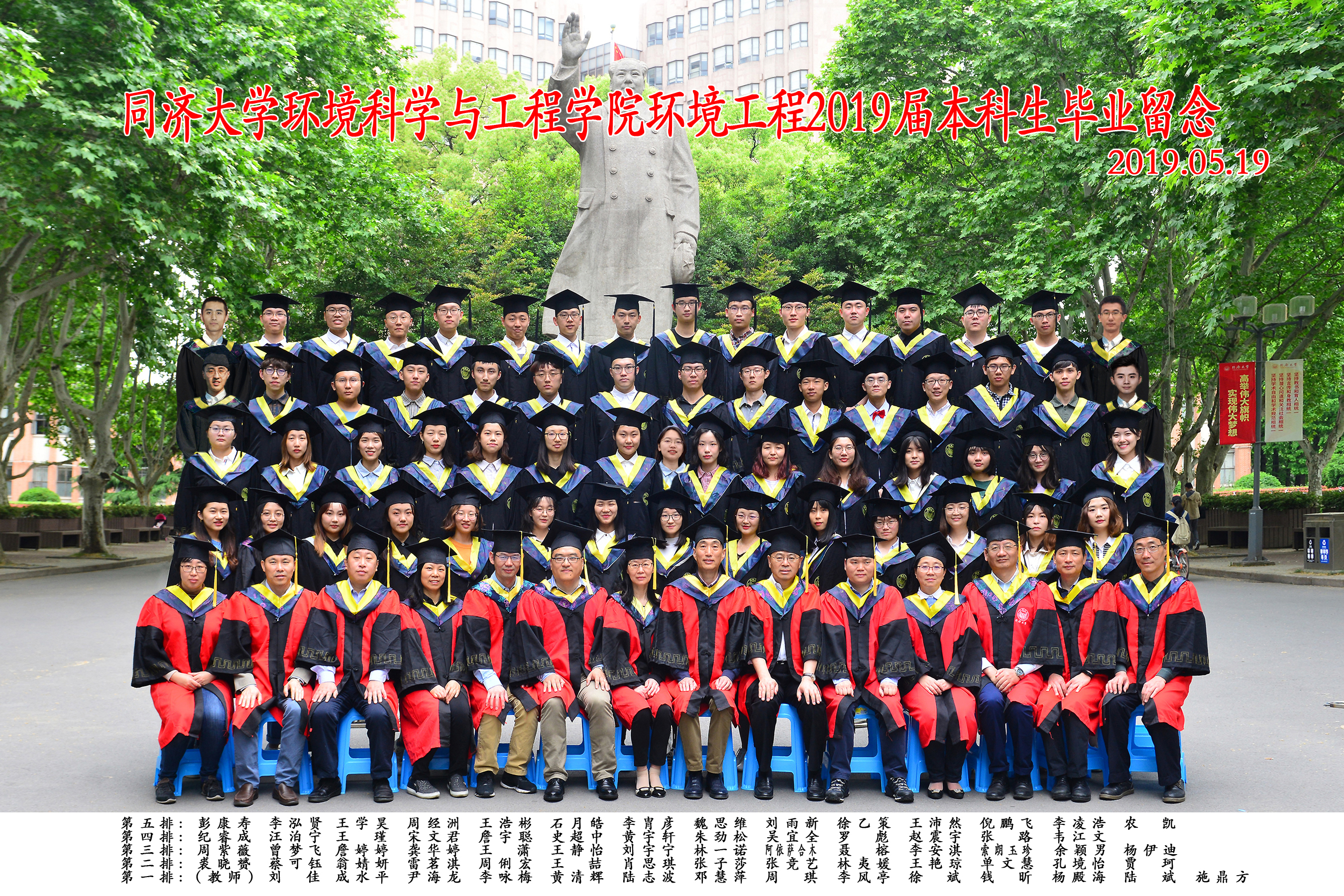 2019届环境工程毕业生合影