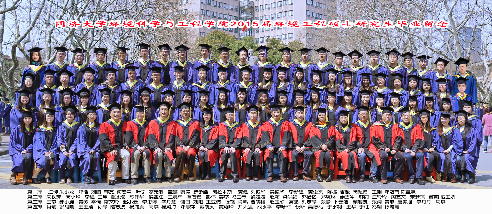 2015届环境工程硕士毕业生
